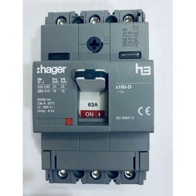 HDA016Z- Bộ ngắt mạch tự động 3P 16A 18KA